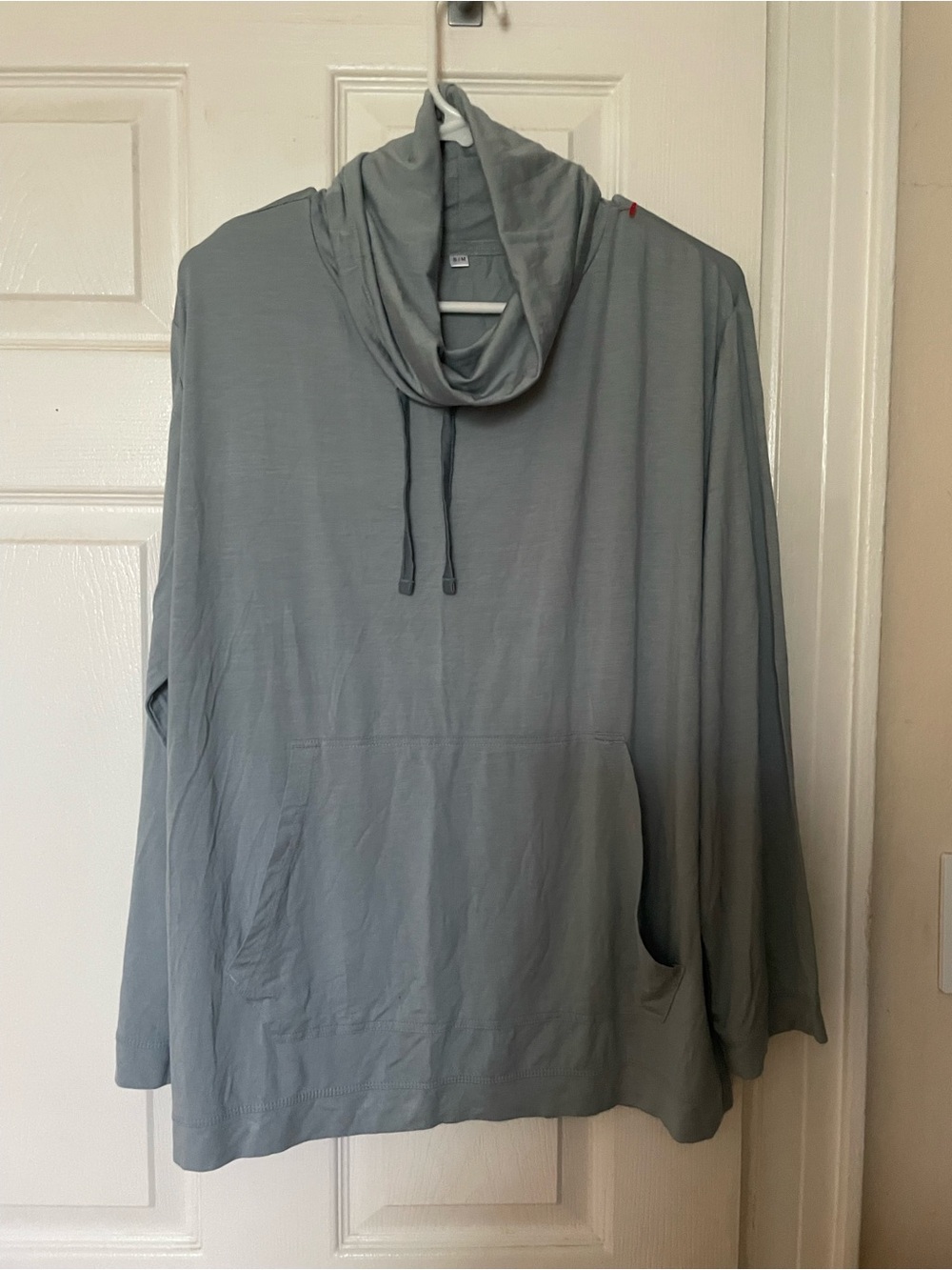 Emirates Business Class Inflight Loungewear Light Blue Cosy Snood Pajama Top S M
